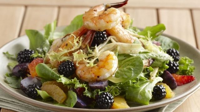 Blackberry salad